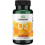 Swanson D3-vitamiin 2000 IU 250 kapslit