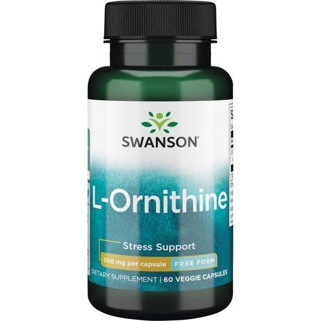 Swanson L-ornitiin 500 mg 60 kapslit