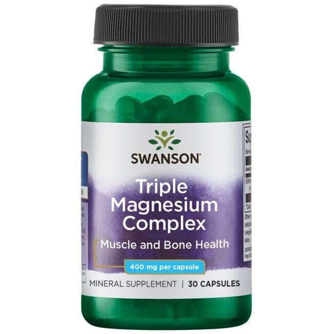 Swansoni kolmekordne magneesiumikompleks 400 mg 30 kapslit