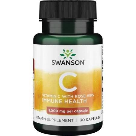 Swanson vitamiin C 1000 + kibuvits 30 kapslit