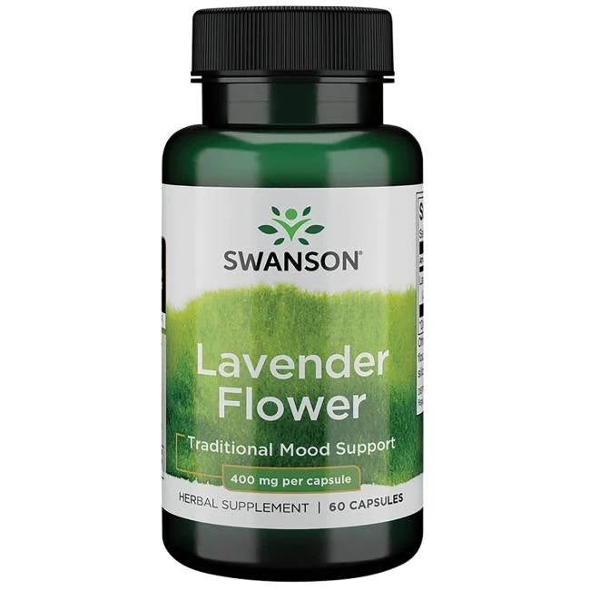 Swanson Lavender Flowers – lavendel 60 kapslit