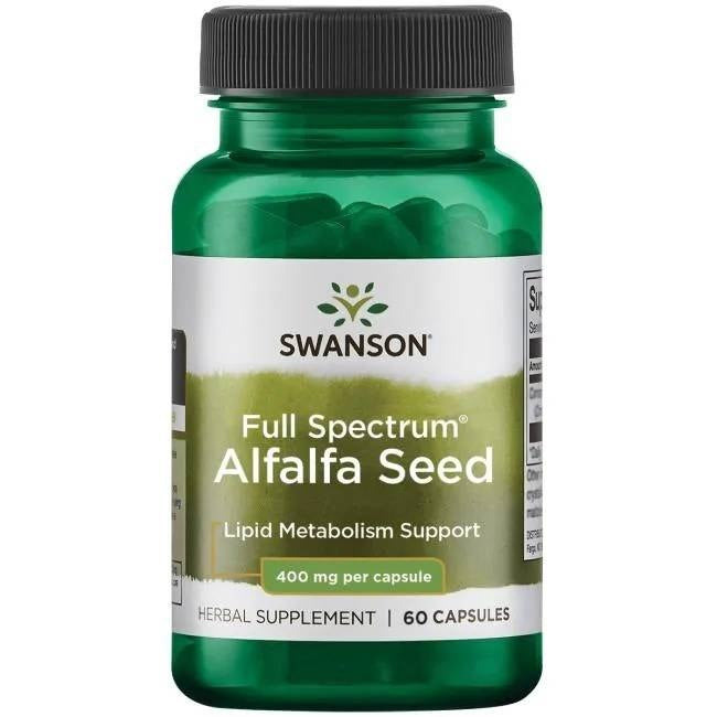 Swanson Full Spectrum Alfalfa 400 mg 60 kapslit