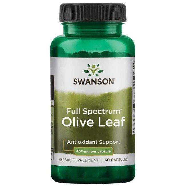 Swanson Full Spectrum oliivilehed 400 mg 60 kapslit