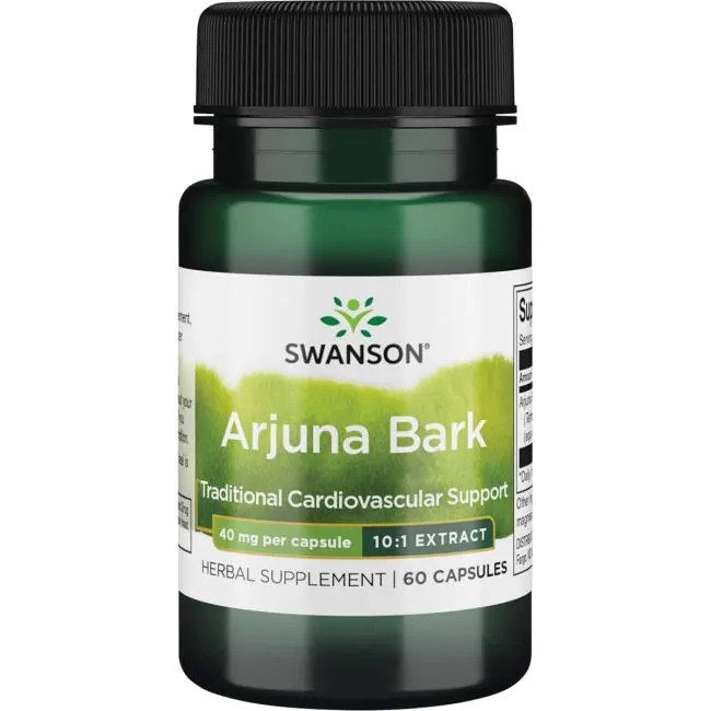 Swanson Arjuna koore ekstrakt 40 mg 60 kapslit