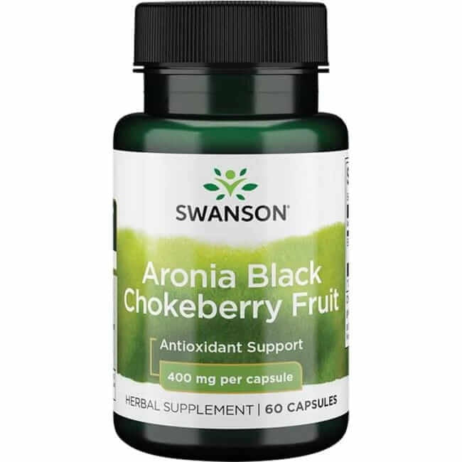 Swanson Aronia Black Chokeberry Fruit 60 kapslit