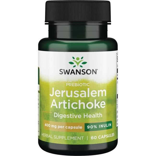Swansoni prebiootiline topinamburi maitsega jook 400 mg 60 kapslit