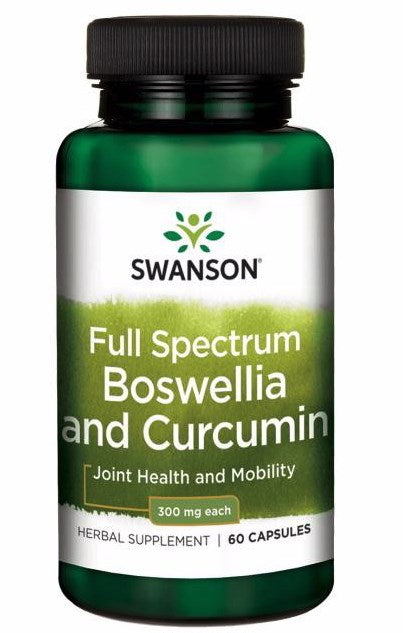 Swanson Full Spectrum Boswellia & Curcumin 60 kapslit