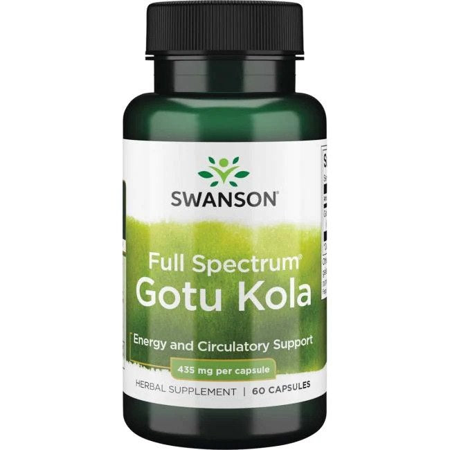 Swanson Full Spectrum Gotu Kola 435 mg 60 kapslit