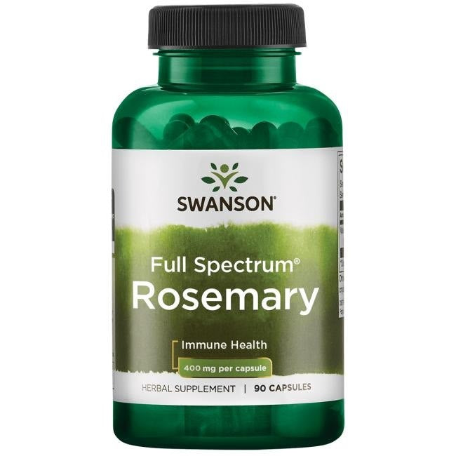 Swanson Full Spectrum rosmariin 400 mg 90 kapslit