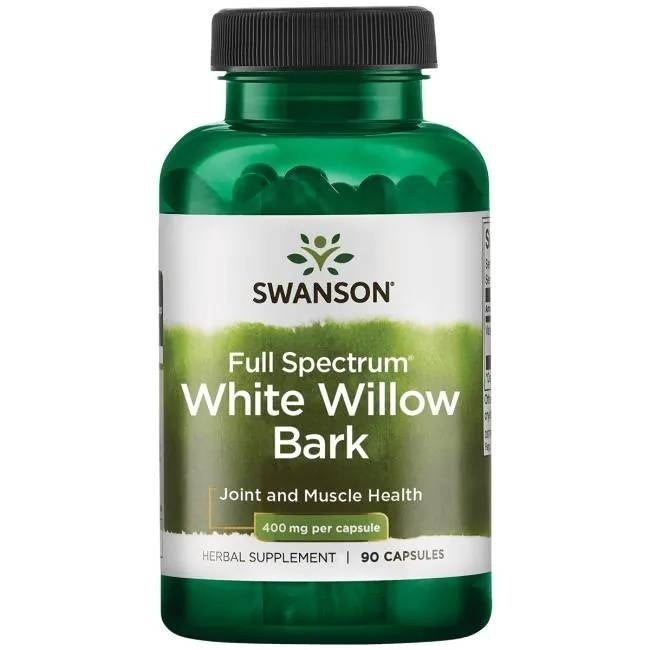 Swanson Full Spectrum valge paju koor 400 mg 90 kapslit
