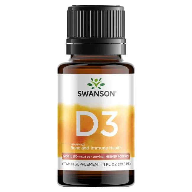 Swanson vedel D3-vitamiin 29,6 ml