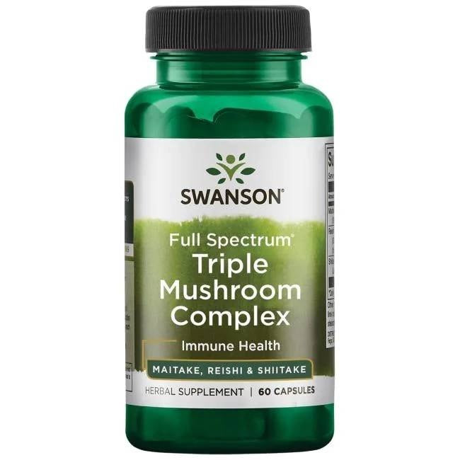 Swanson Full Spectrum Triple Mushroom 60 kapslit