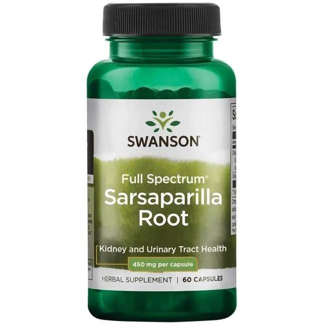 Swanson Sarsaparilla - Sasaaparill 450 mg 60 kapslit