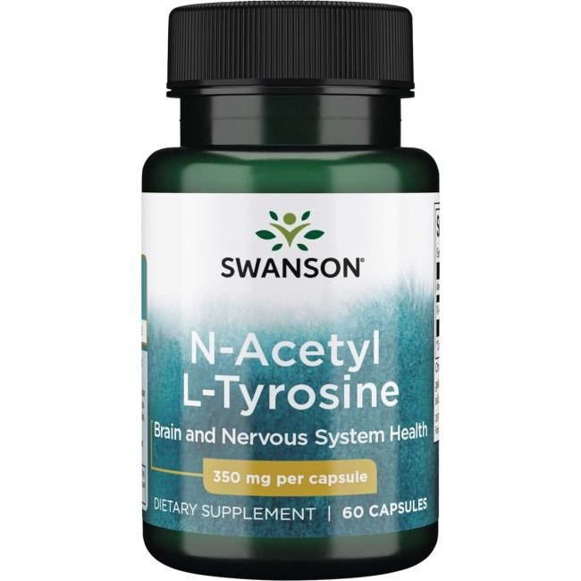 Swanson N-atsetüül-L-türosiin 350 mg 60 kapslit