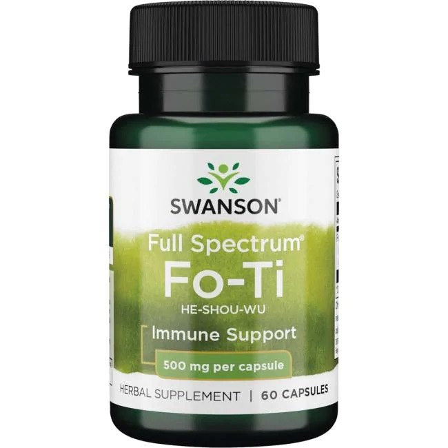 Swansoni täisspektriga Fo-ti He-Shou-Wu 500 mg 60 kapslit
