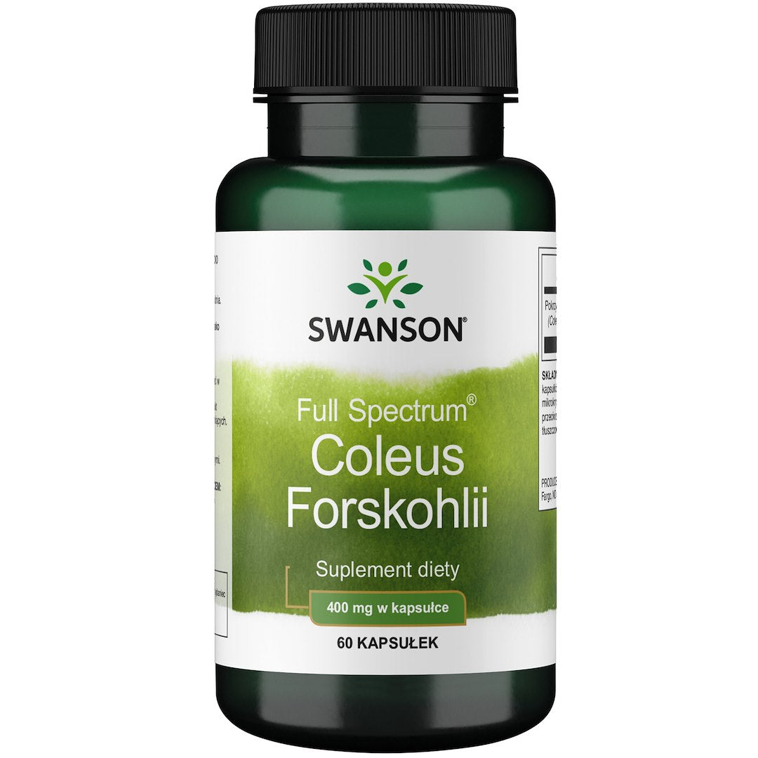 Swanson pilno spektro Coleus Forskohlii 400 mg 60 kapsulių - Magnis.lt
