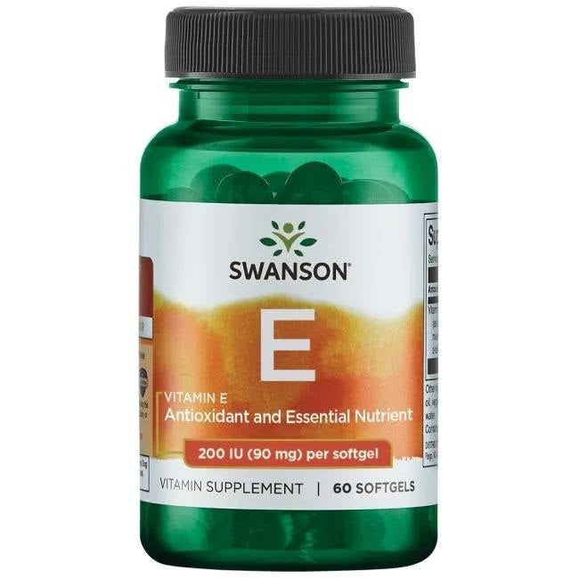 Swansoni E-vitamiin 200 IU 60 kapslit