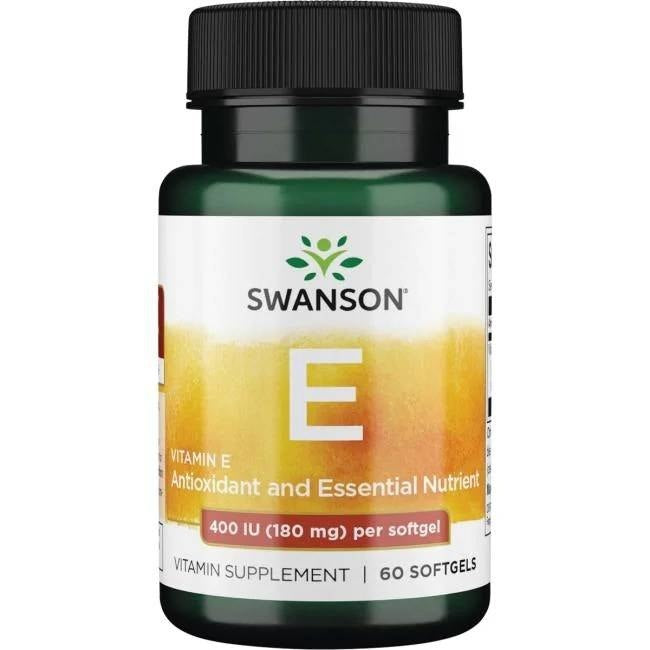 Swanson E-vitamiin 400 IU 60 kapslit