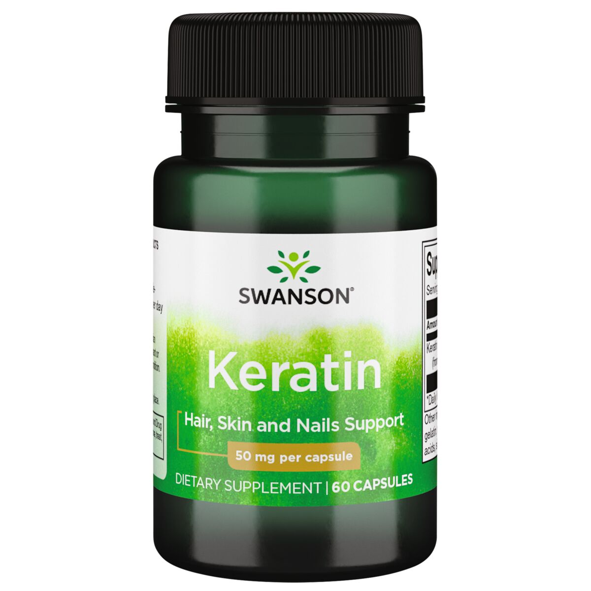 Swanson Keratin 50 mg 60 kapslit