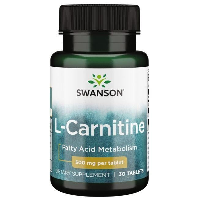 Swanson L-karnitiin 500 mg 30 tabletti