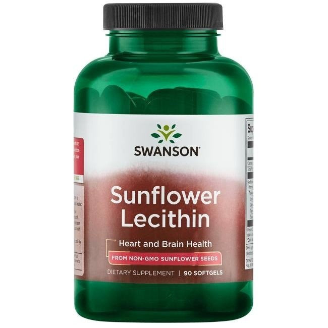 Swanson Päevalille letsitiin 1200 mg 90 kapslit