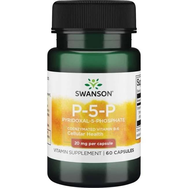 Swansoni B6-vitamiin 20 mg 60 kapslit
