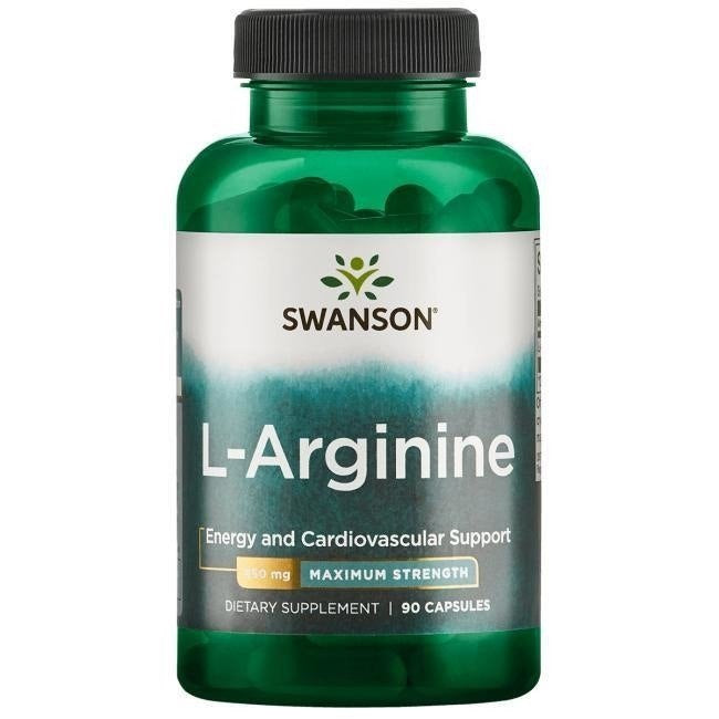 Swanson L-arginiini forte 850 mg 90 kapslit