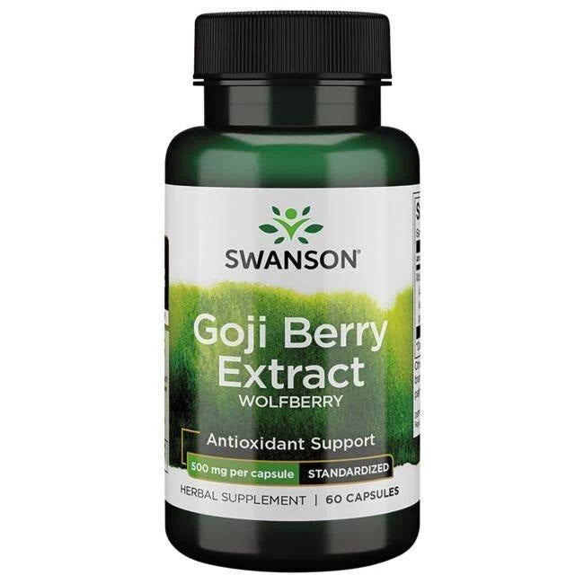 Swanson Goji ekstrakt 500 mg - Goji marja ekstrakt 60 kapslit