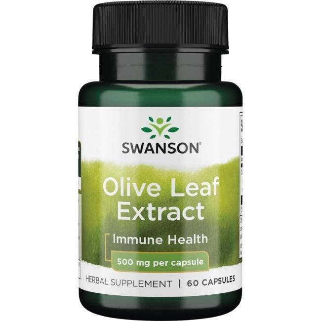 Swanson oliivilehtede ekstrakt 500 mg 60 kapslit