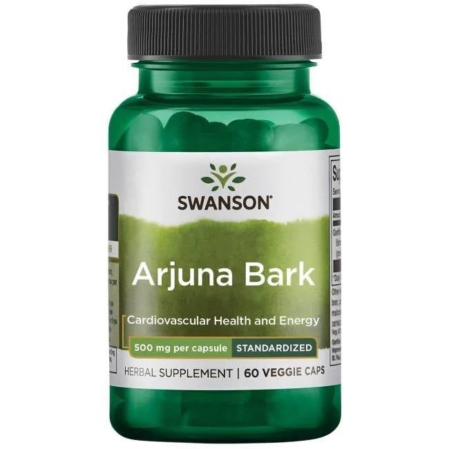 Swanson Arjuna ekstrakt 500 mg 60 kapslit