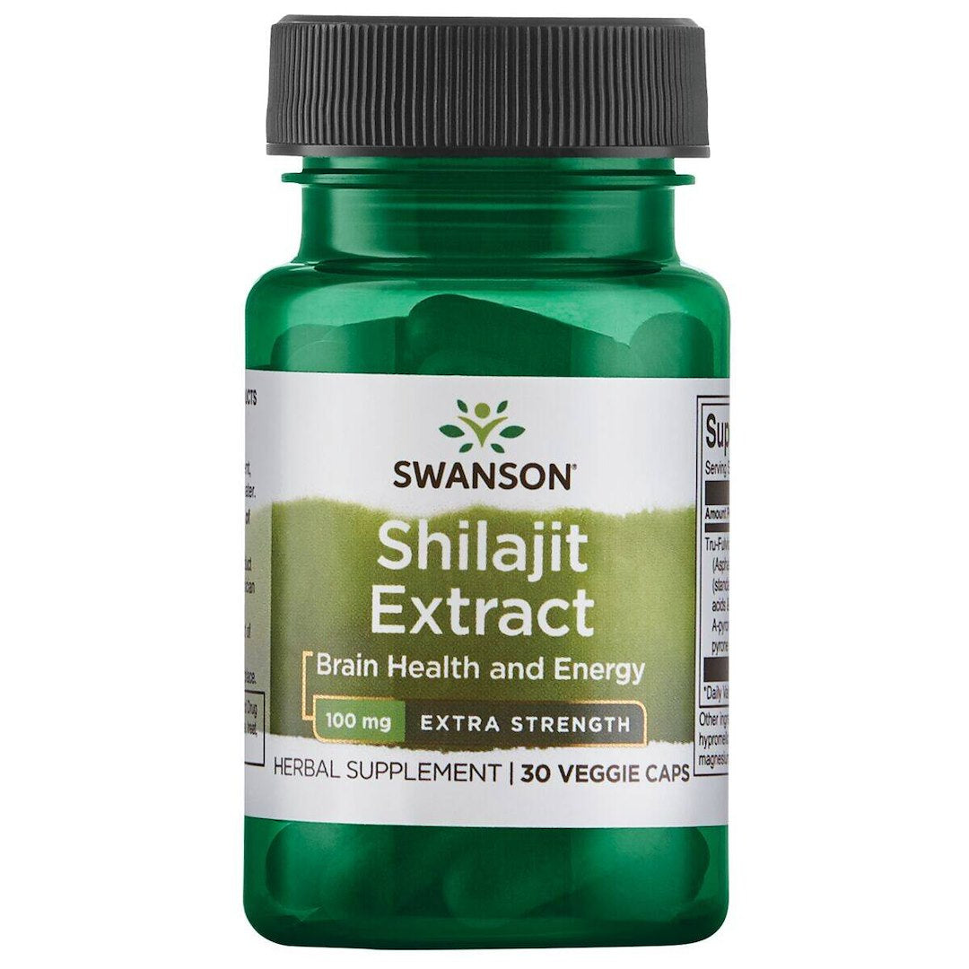 Swanson Shilajit ekstrakt – eriti tugev 100 mg 30 kapslit