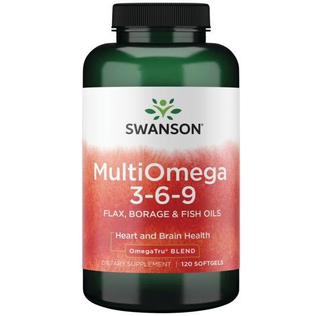 Swanson MultiOmega 3-6-9 120 kapslit