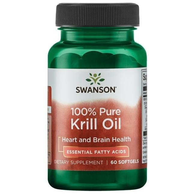 Swansoni krilliõli 60 kapslit