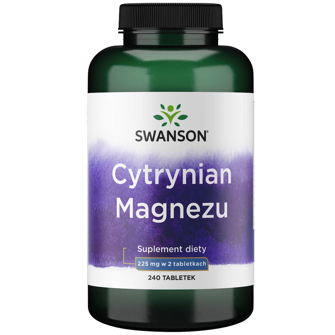 Swanson magneesiumtsitraat 225 mg 240 tabletti