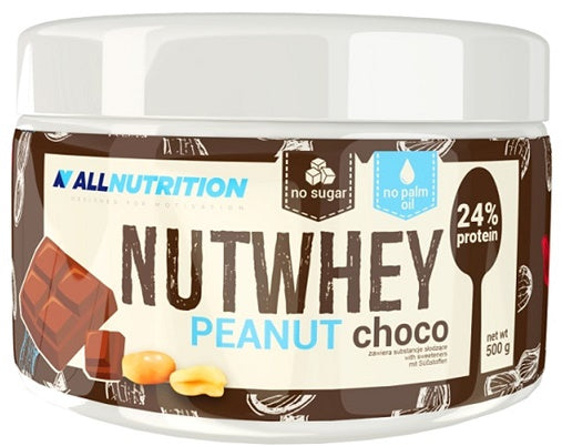Nutwhey, Hazelnut Choco - 500 grams - Allnutrition