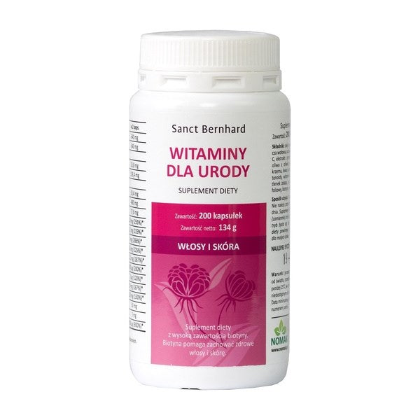 KRAUTERHAUS SANCT BERNHARD Ilukapslid – Vitamiinid ilule 200 kapslit