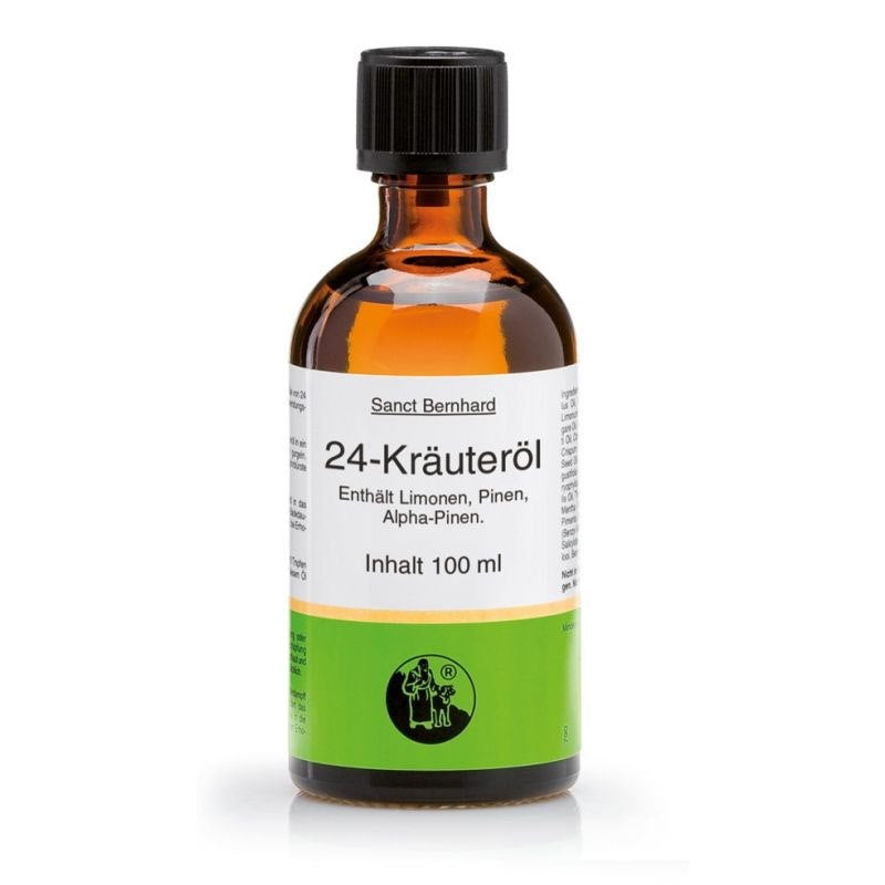 KRAUTERHAUS SANCT BERNHARD eeterlik õli 24 ravimtaime – 100% looduslik 100 ml