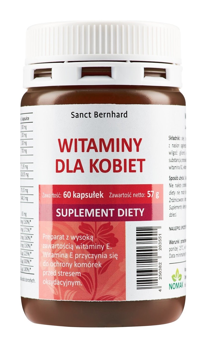 KRAUTERHAUS SANCT BERNHARD Vitamiinid naistele 60 kaps.