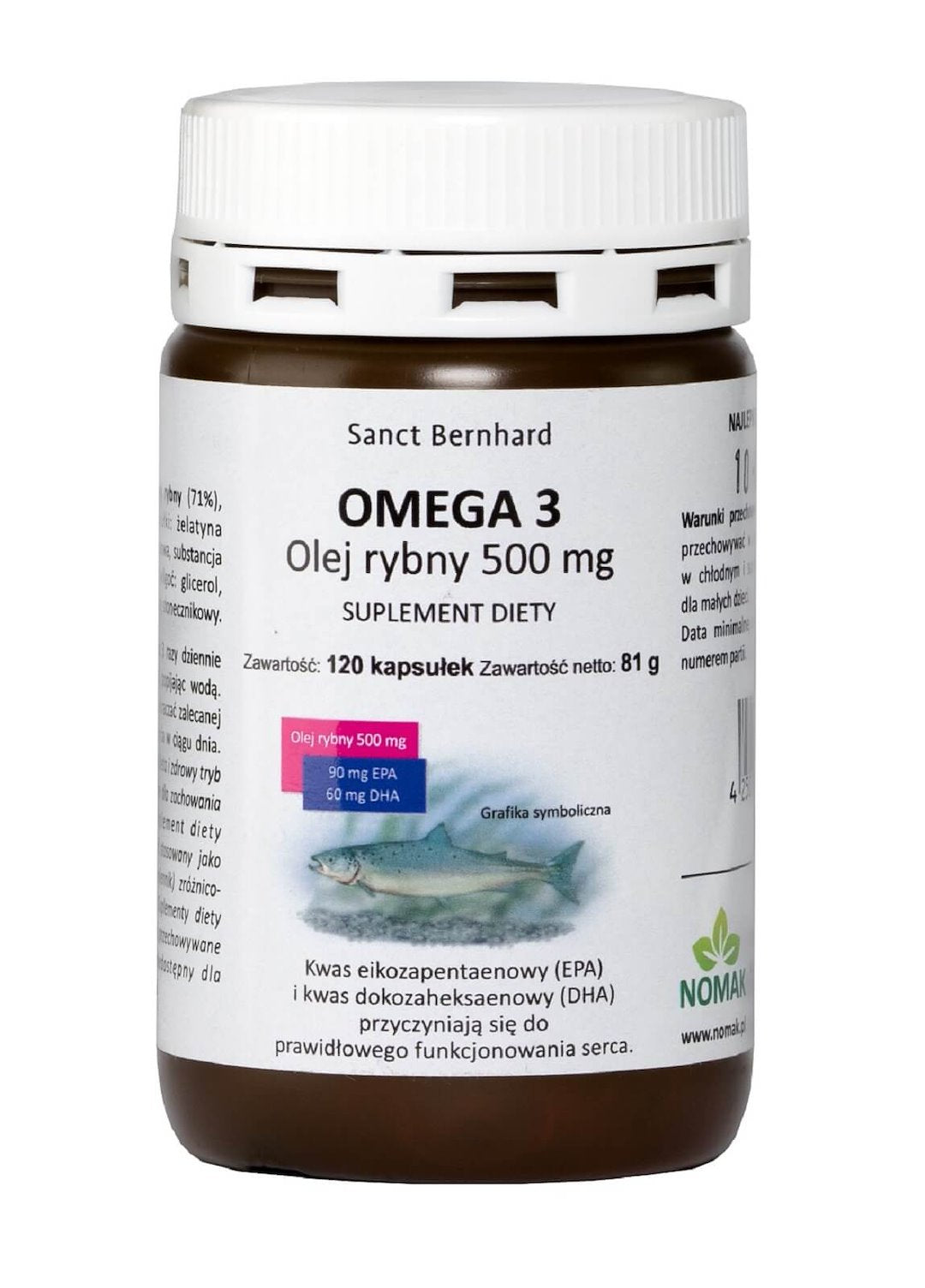 KRAUTERHAUS SANCT BERNHARD OMEGA 3 kalaõli 500 mg 120 kapslit