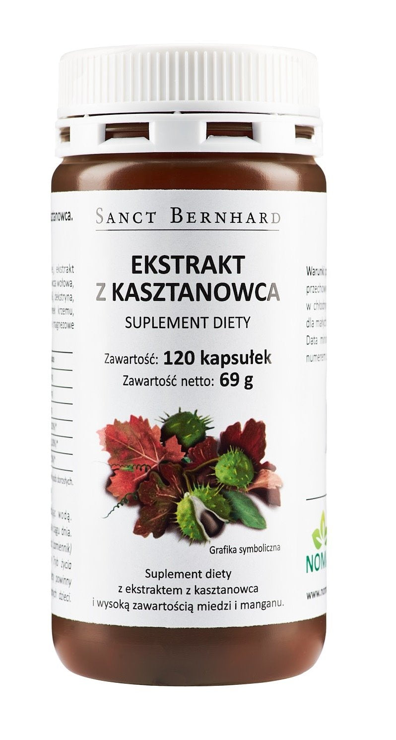KRAUTERHAUS SANCT BERNHARD hobukastaniekstrakt 120 kaps.