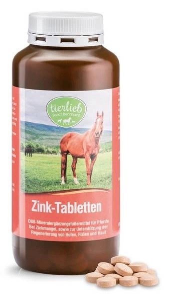 TIERLIEB orgaaniline tsink hobustele, 500 tabletti