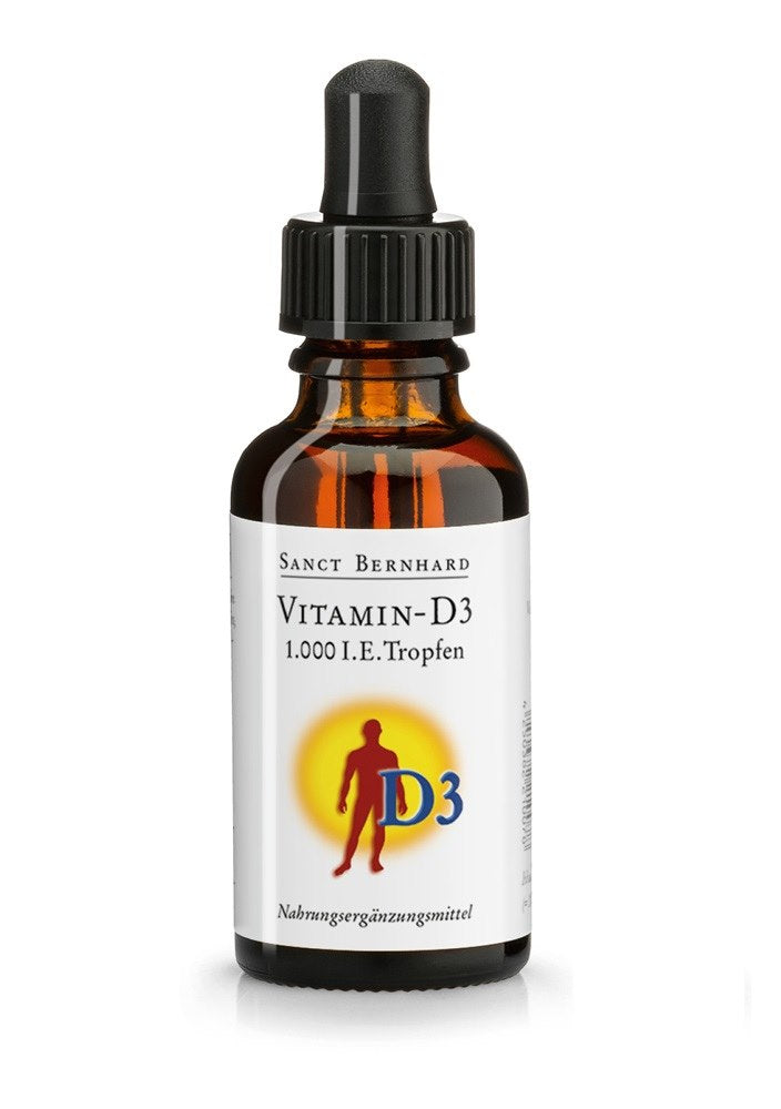 KRAUTERHAUS SANCT BERNHARD D3-vitamiin 1000 IU tilkadena 30 ml