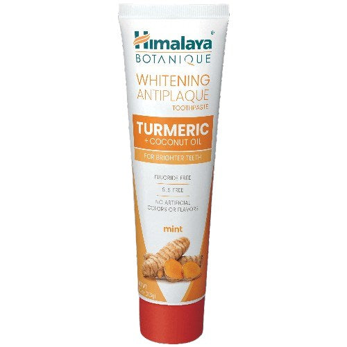HIMALAYA valgendav hambapasta naastude vastu kurkumi ja kookosõliga 75 ml