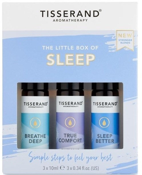 TISSERAND AROOMITERAAPIA Väike unekarp – rullitavate eeterlike õlide komplekt hea une jaoks 3 x 10 ml