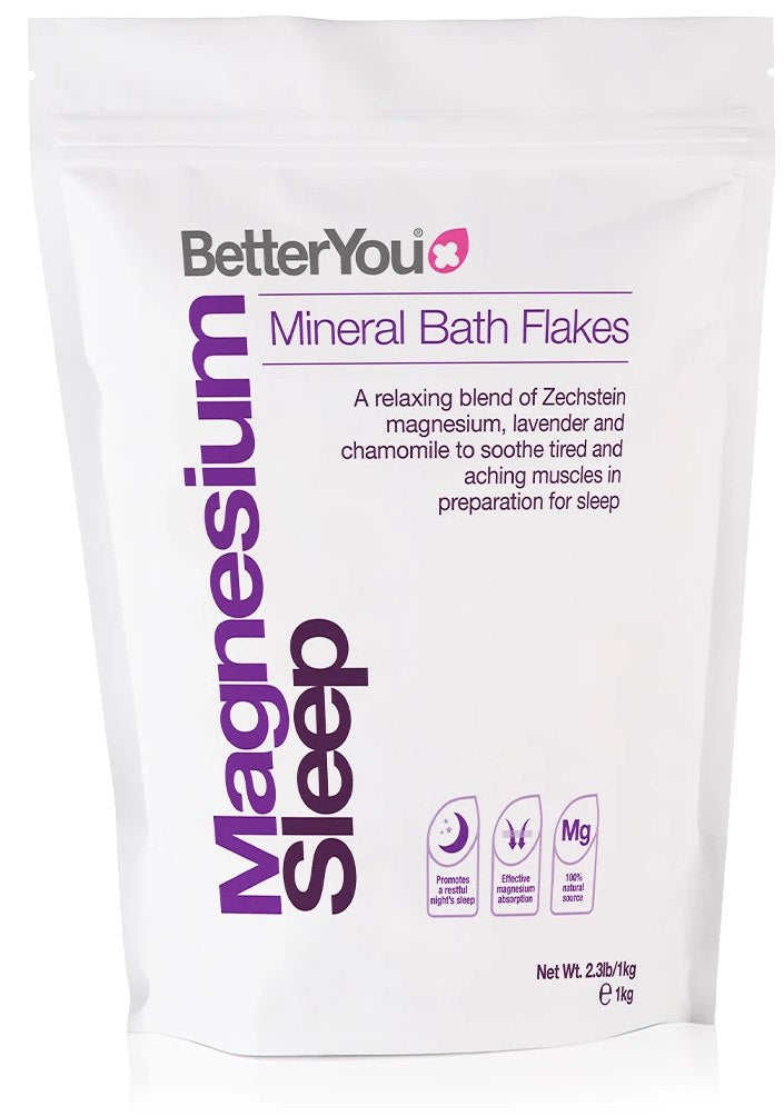 BETTERYOU Magneesiumihelbed uneks - magneesiumihelbed vanniks hea ööune jaoks 1 kg