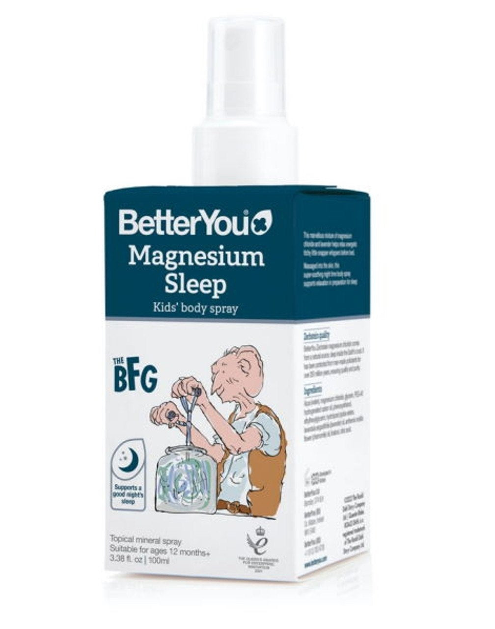 BETTERYOU Magneesiumi Une sprei lastele – magneesiumisprei hea une jaoks lastele 100 ml