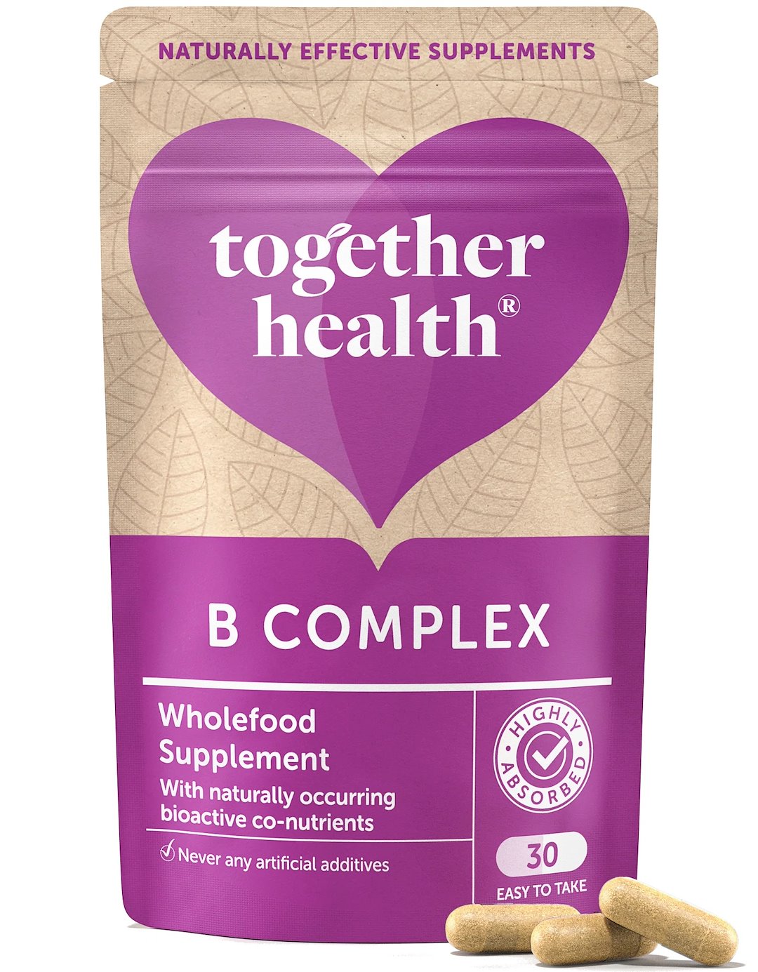 TOGETHER B kompleks – B-vitamiinid 30 kapslit