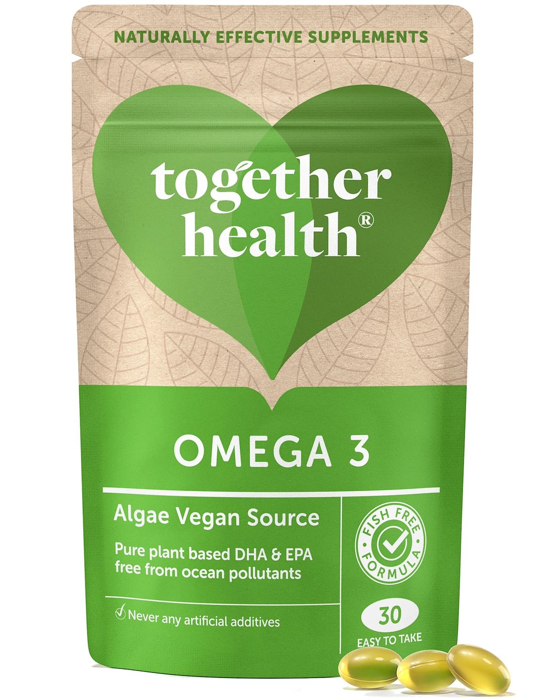KARTU Omega 3 – veganlik vetikate allikas – mikrovetikaõli 30 kapslit