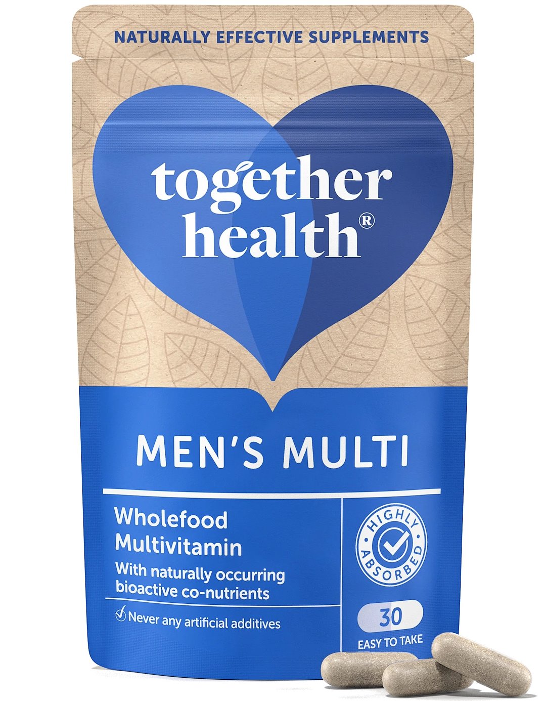 TOGETHER meeste multivitamiinid ja mineraalid meestele 30 kapslit