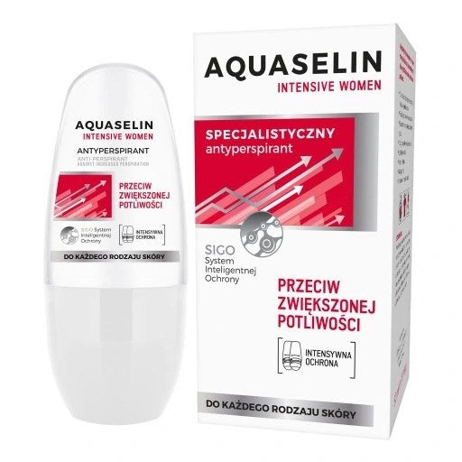 AQUASELIN Intensive Women Specialist higikli antiperspirant liigse higistamise vastu 50 ml